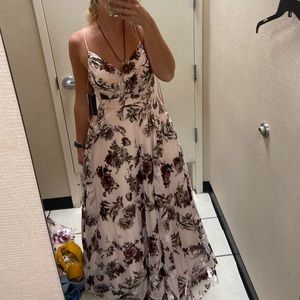 Floral formal dress